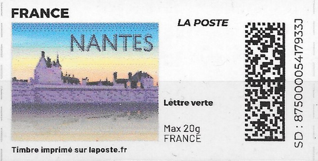 Nantes. Redesign without Laposte logo