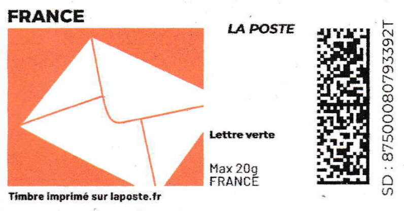 Orange Letter. Redesign without Laposte logo