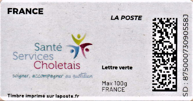 Sante Services Choletais. Redesign without Laposte logo