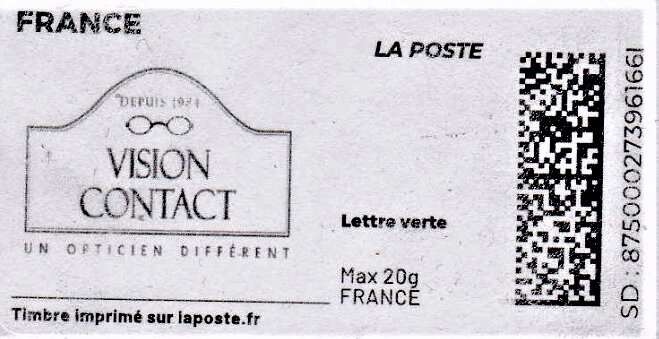 Vision Contact. Redesign without Laposte logo