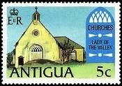 Stamp, Lady of the Valley, Antigua and Barbuda,  