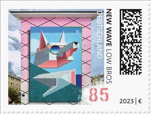 Stamp, New Wave by LOW BROS, Germany, Federal Republic,  , Art