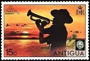 Bugler and Sunset