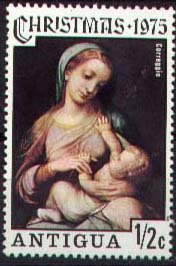 Christmas 1975, Correggio painting