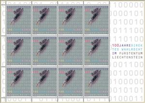 Full Pane, Centenary of Direct Elections in Liechtenstein, Liechtenstein,  , Elections, Politics