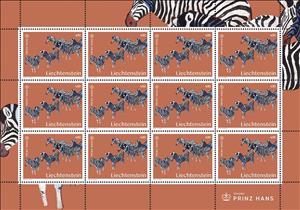 Full Pane, Zebra Herd, by Prince Hans, Liechtenstein,  , Art, Zebras