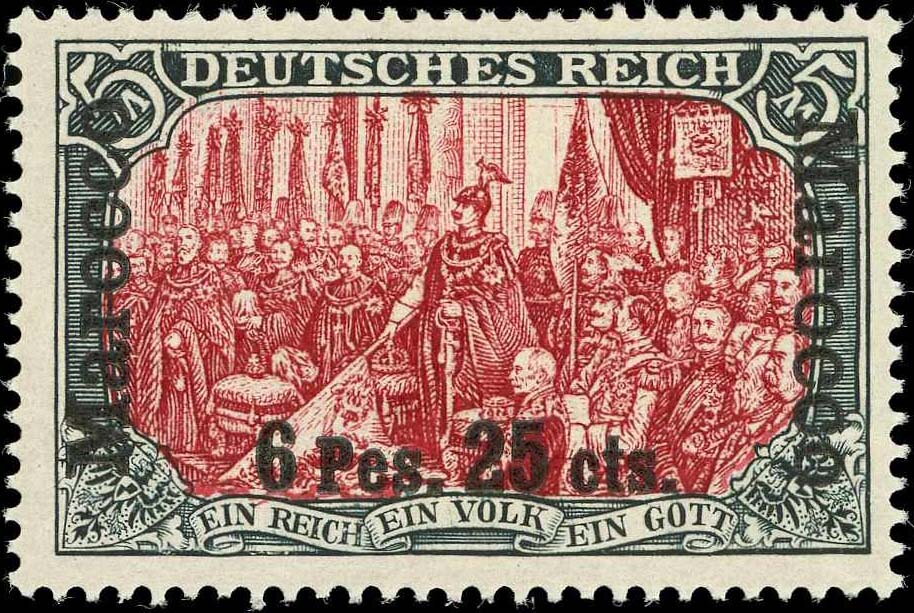 General Post Office, Berlin - overprinted