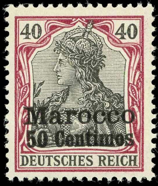 Germania with imperial crown, hatched background