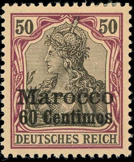 Germania with imperial crown, hatched background