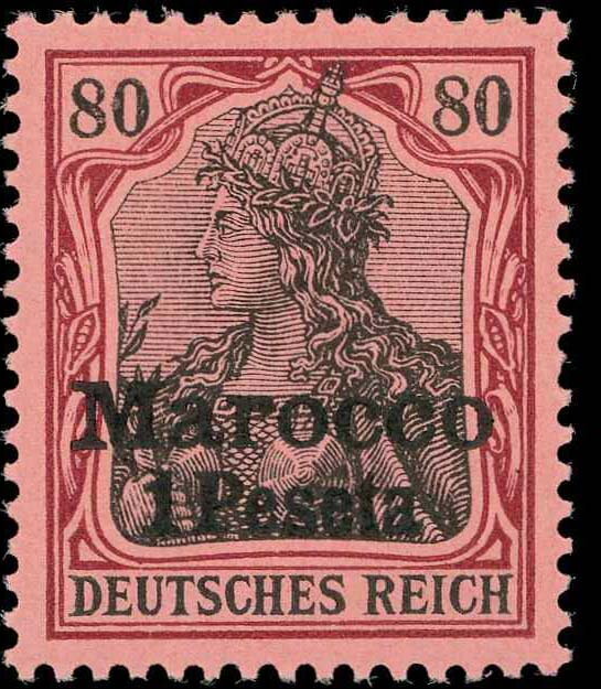 Germania with imperial crown, hatched background