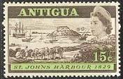 Stamp, Opening of St. John’s deep-sea harbor., Antigua and Barbuda,  