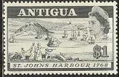 Stamp, Opening of St. John’s deep-sea harbor., Antigua and Barbuda,  