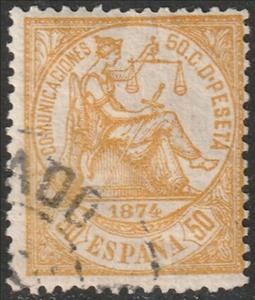 Stamp, Allegory of Justice, Spain,  