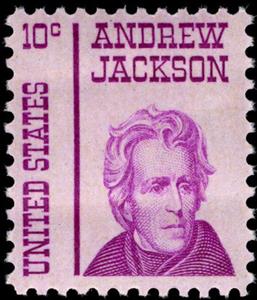 Stamp, Andrew Jackson - tagging omitted, United States of America,  , Famous People