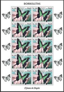 Full Pane, Apple Green Swallowtail (Papilio phorcas congoanus), Angola,  , Animals (Fauna), Butterflies, Insects