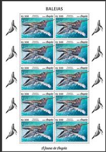 Full Pane, Humpback Whale (Megaptera novaeangliae), Angola,  , Animals (Fauna), Sea (Marine) Mammals, Sea Life, Whales