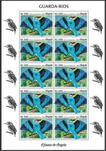 Full Pane, Woodland Kingfisher (Halcyon senegalensis), Angola,  , Animals (Fauna), Birds, Kingfishers