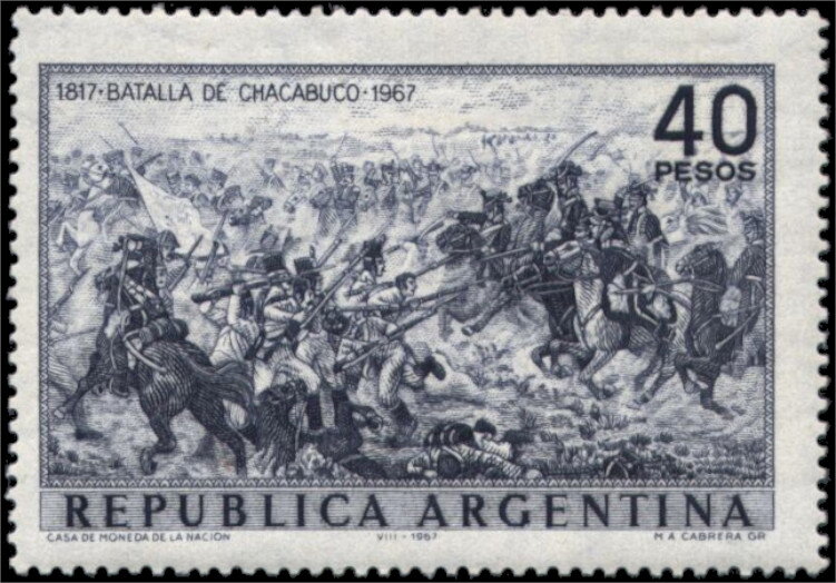 San Martin in Battle