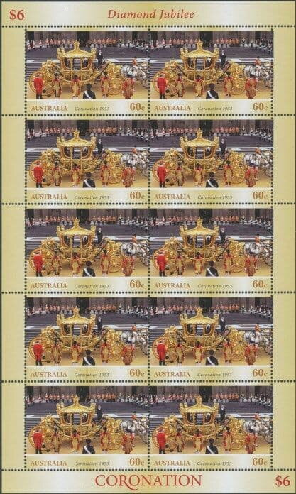 Royal Carriage, Embellished Sheet