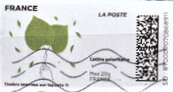Two Green Leaves. Redesign without Laposte logo