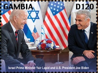 Israel PM Yair Lapid and U.S. President Joe Biden