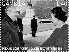 Mikhail Gorbachev & Queen Elizabeth II