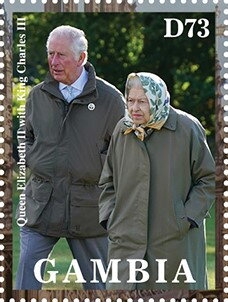 Queen Elizabeth II with King Charles III