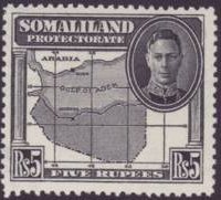 Stamp, Tragelaphus imberbis, British colonies and territories,  