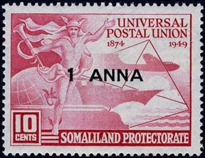 Stamp, Hermes and Worldball, British colonies and territories,  , Ships, Railways, Aviation, Aircrafts