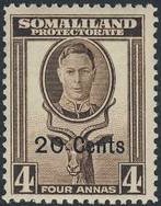 Stamp, George VI, Lesser Kudu (Tragelaphus imberbis) - Overprinted, British colonies and territories,  , Mammals, Kings, Antelopes, Animals (Fauna)