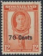 George VI, Lesser Kudu (Tragelaphus imberbis) - Overprinted