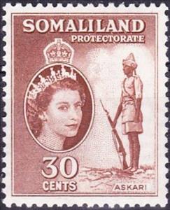 Stamp, Askari-Soldier, British colonies and territories,  