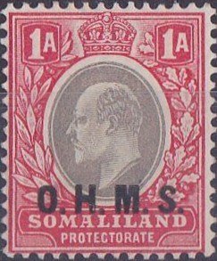 Stamp, Overprinted,OHMS, British colonies and territories,  