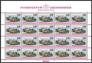 Full Pane, Church Hill, Bendern, Liechtenstein,  , Churches - Cathedrals - Basilicas - Chapels, Landscapes, Townscapes / City Views
