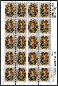 Full Pane, Presentation of the Lord, Liechtenstein,  , Art, Christmas, Medals and Marks of Honour, Religion