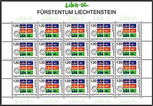 Full Pane, Stampexhibition LIBA '02- Vaduz, Liechtenstein,  , Philatelic Exhibitions, Philately, Postmarks, Stamps