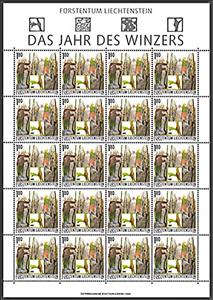 Full Pane, Tying Vines to Arbor (March), Liechtenstein,  , Agriculture, Viticulture