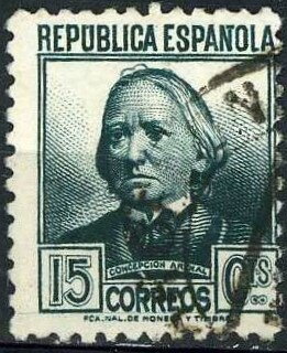 Stamp, Concepción Arenal, Spain,  