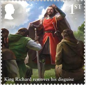 Stamp, King Richard Removes His Disguise, United Kingdom of Great Britain & Northern Ireland,  , Legends