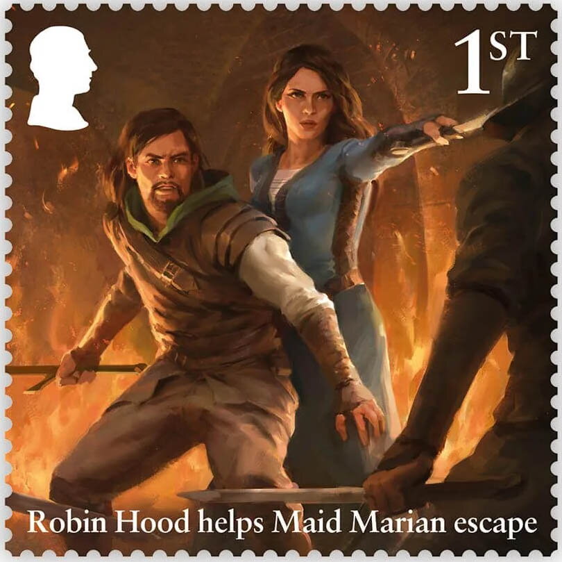 Robin Hood Helps Maid Marian Escape