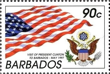 US' flags and arms