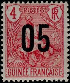 Stamp, Type shepherd pulas, French Colonies,  