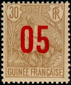 Stamp, Type shepherd pulas, French Colonies,  