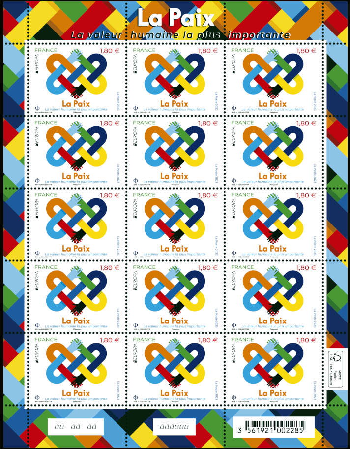 Europa (C.E.P.T.) 2023 - Peace, Humanity's Highest Value
