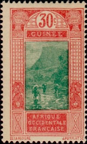 Stamp, Ford Kitim, French Colonies,  