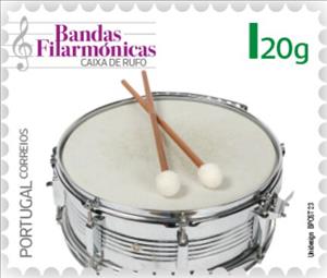 Stamp, Snare Drum, Portugal,  , Musical Instruments