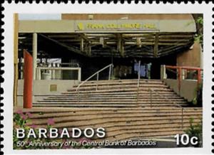 Stamp, Frank Collymore Hall, Barbados,  , Banks, Theatre