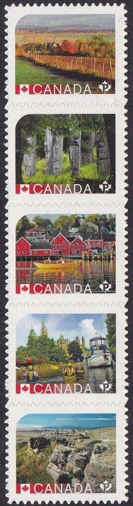 Strip of 5 UNESCO