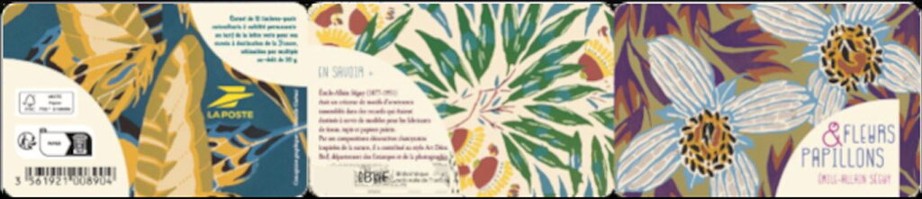 Émile-Allain Séguy Butterfly and Flower Textile Designs