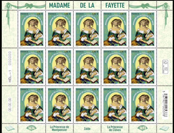 Madame de la Fayette, Author
